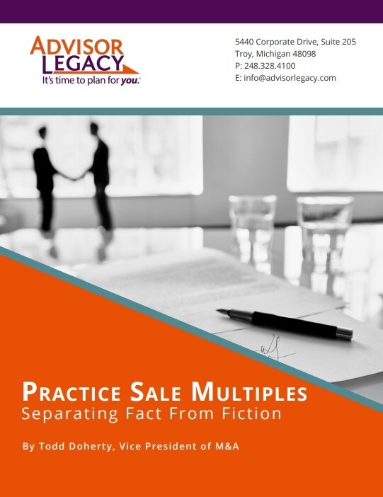 Practice Sale Multiples Cover